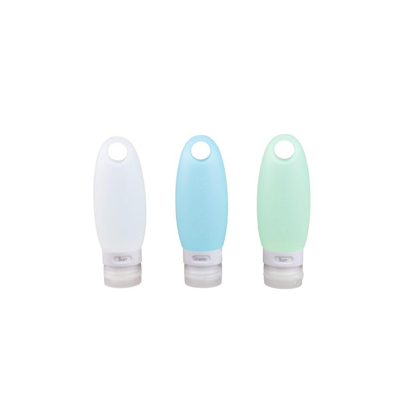 Coghlan's Travel Bottles - 3 Pack, Refillable, Leakproof, BPA-Free, Compact