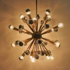 Half Chrome Light Bulb, Gold Tipped Light Bulb Dimmable, 6W