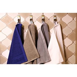 Maura Premium - Juego de toallas de baño 100 algodón. 6 toallas de baño de rizo suave de secado rápido ultra absorbentes para baño, hotel y spa,...   