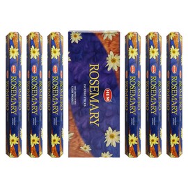 HEM AGLAN MAYOREO Incienso Hexagonal Paquete con 6 Tubos DE 20 VARITAS Cada uno (Romero)-(el empaque puede variar)