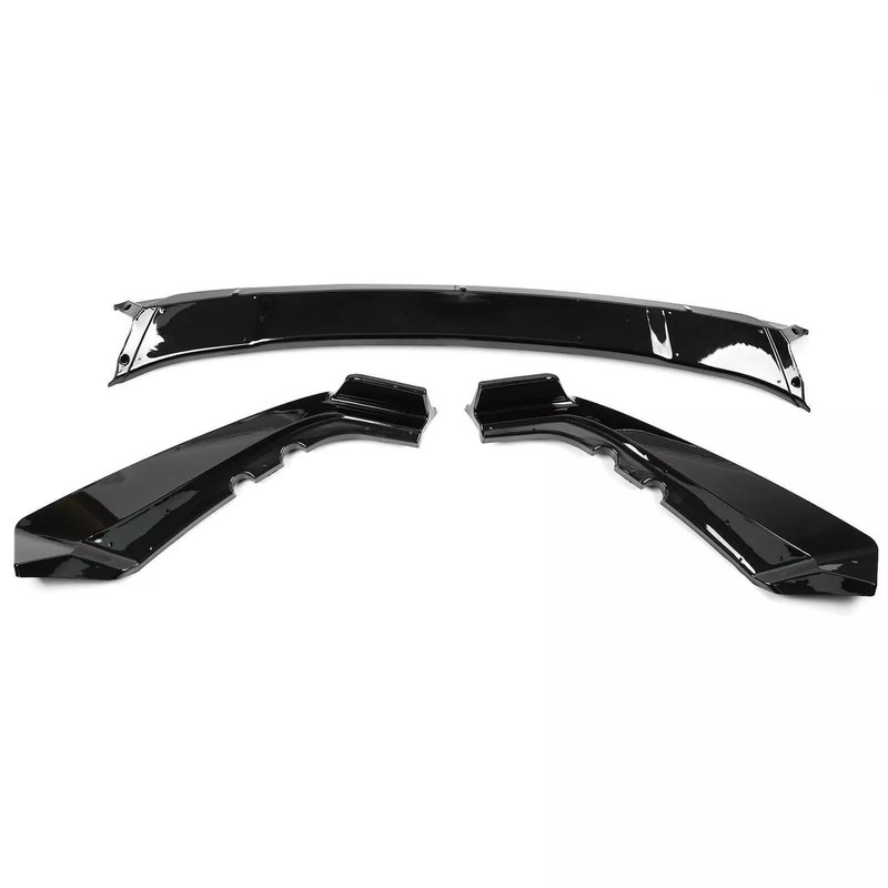 MUTUSAISI Gloss Black Front Bumper Lip Spoiler Splitter Fit for