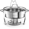 Kook Stainless Steel Chafing Dish Buffet Set, with Glass Viewing