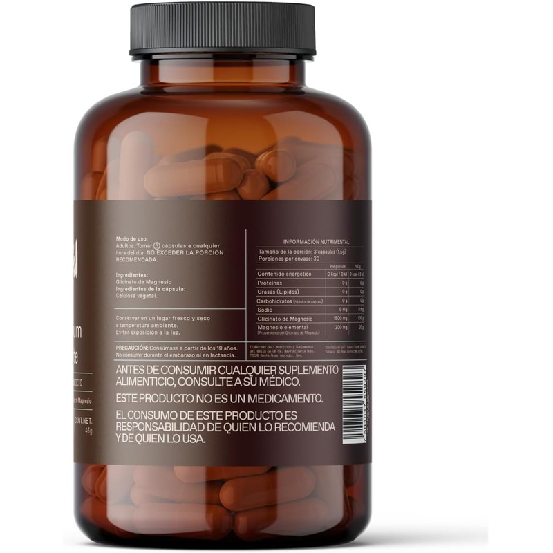 Unruled - Magnesium Glycinate | Glicinato de Magnesio | 30