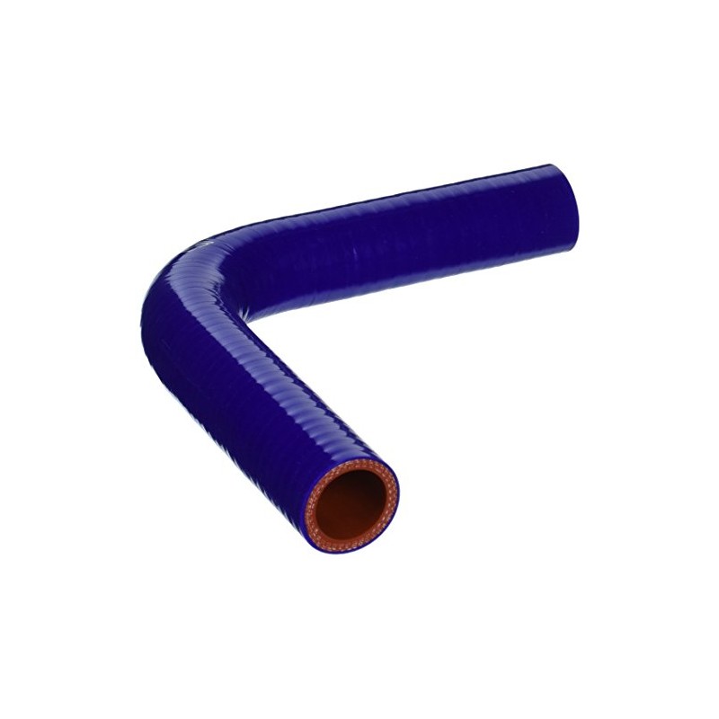 HPS HTSEC90-100-BLUE Silicone High Temperature 4-ply Reinforced 90 degree Elbow