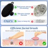 GEENOA Silicone Face Scrubber 2PCS, Manual Face Scrubber Exfoliator with
