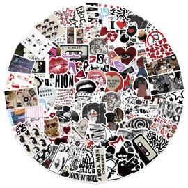 100Pcs Aesthetic Downtown Girls Stickers Pack Cool Trendy Y2K Sticker for Water Bottle Funny Waterproof Decals for Teens Adults Vinyl Stickers for Laptop Skateboard Party Supplies (Downtown)