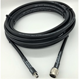 Cable Assemblies Now - LMR-400/LMR400 Times Microwave Low Loss Coax Extension Cable for Bobcat Miner/Helium HNT Hotspot Miner/LoRaWan Hotspot - N Male to RPSMA Male 15ft