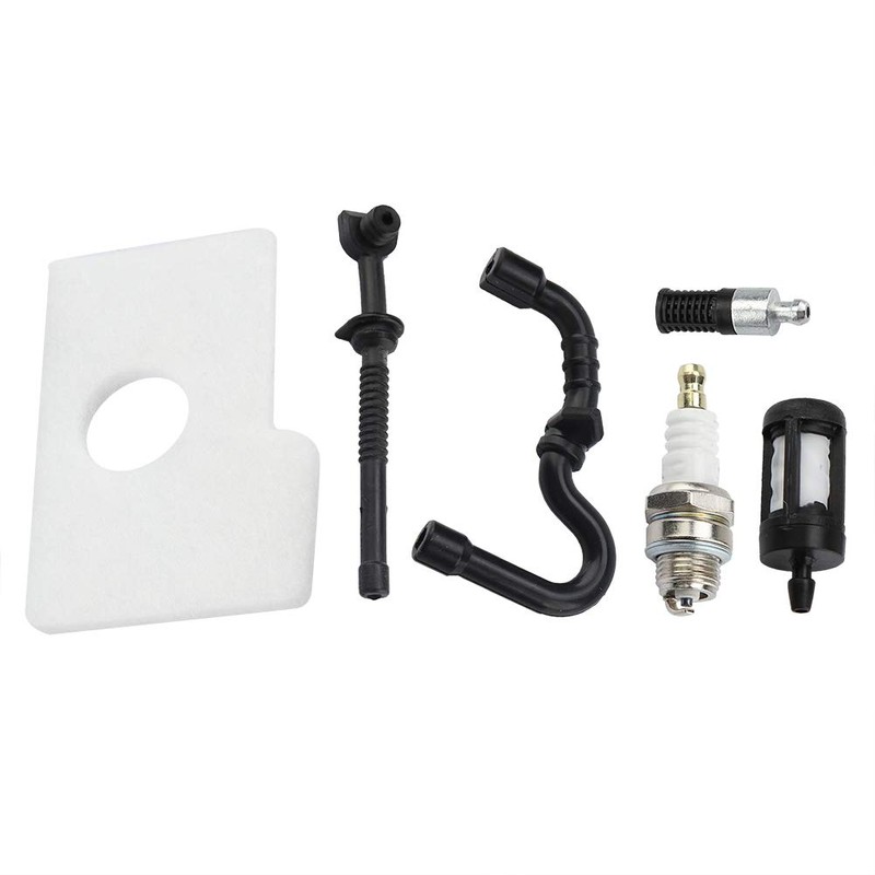 Chainsaw Replacement Parts Air Fuel Oil Filter and Spark Plugs