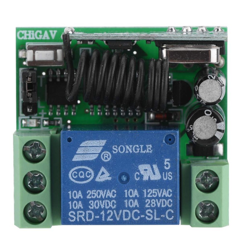12v Single Channel Relay Switch, 433mhz Multifunctional Wireless Remote Control