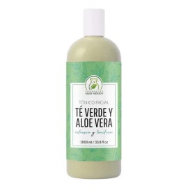 Tónico Facial Hidratante Té Verde Aloe Vera 1L Productos Mart Mexico Día Noche