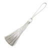 Machida Tetoron Yokomaki Tassel, Ornament, Accessory Tassel, Polyester Tassels (Silver)