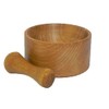 Wooden Mortar with Pestle for Spice and Herbs Crusher Handy