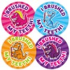 Pack of 144 Dinosaur Teeth Brushing Reward Stickers (30mm) Teeth