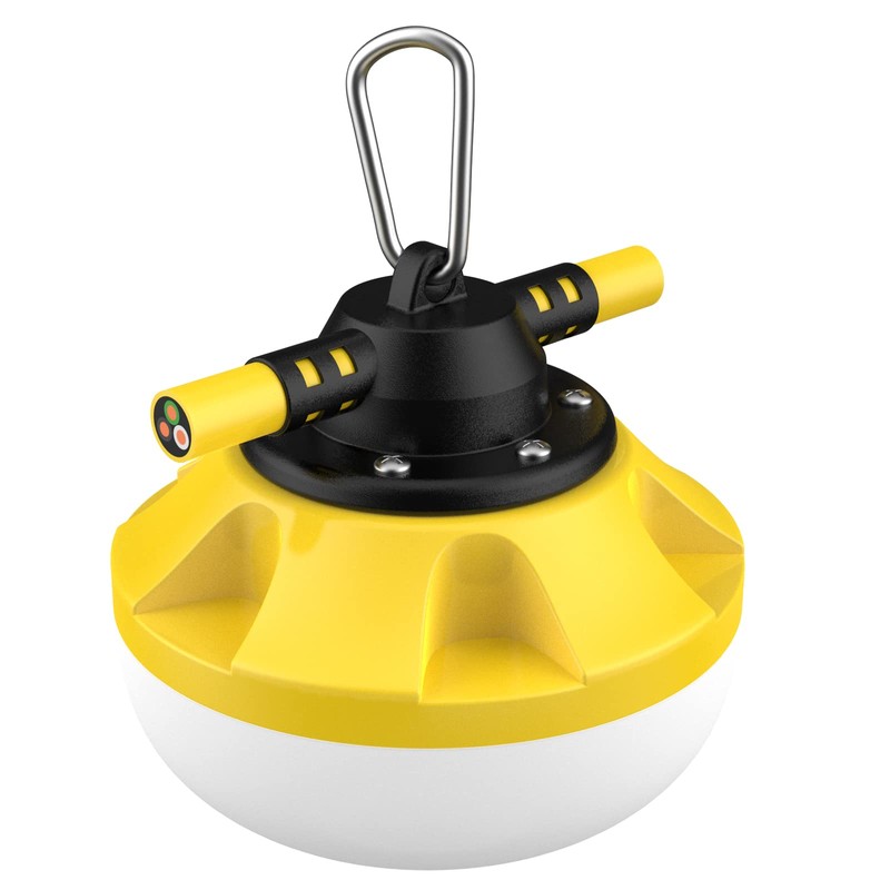 Guntsous 100FT LED Construction String Lights, 100W 11000LM, 10 Sockets,