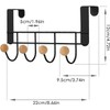 Gancho para Puerta Organizador de Espacio 4cm Resistente para Ropa