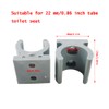 DeaHea 10 Pack Toilet Seat Riser Cushion Mount Clamp Replacement