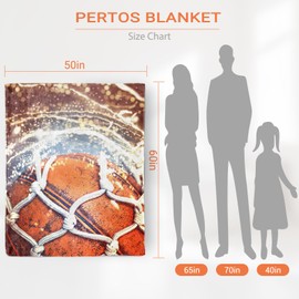 Levens Basketball Gifts Blanket for Boys Girls Teen Son Adults - Perfect for Ultra Soft Flannel Throw Blanket 60"x50" for Bedroom Living Room Decoration, Sport Basketball Gifts for Basketball Lovers