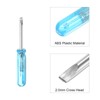 sourcing map Mini Slotted Screwdriver, 2.0 mm Flat Head, 45