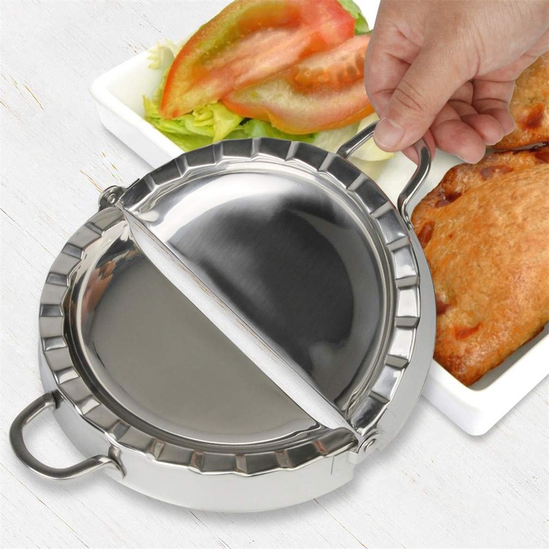 PAMISO Large Empanada Maker, 6.4 inch Stainless Steel Empanada Press,