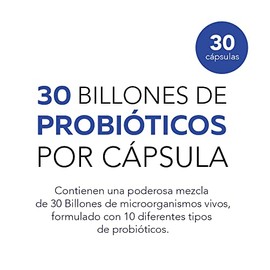 PROBIOTIX | 30 Billones de Probióticos | 10 Cepas | 30 Cápsulas