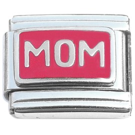 Mom Red for Mother Italian Charm