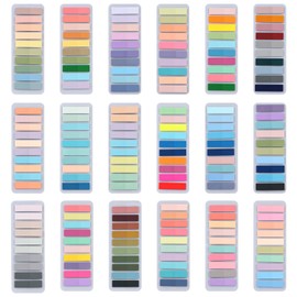 3600 pcs Marcadores Adhesivos, 180 Pestañas Para Colorear, Multifuncional Handy Post it, PET de primera calidad Notas Destacadas Autoadhesivas para Anotar Libros y Mantener la Escritura Ordenada