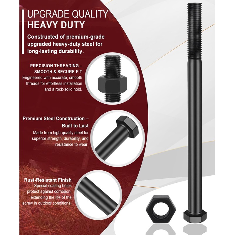 04001-41 & 04020-09 Blade Bolt & Nut Kit 5/8-11 x