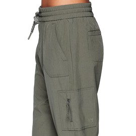 Avalanche Women's Ripstop Pant with UPF 50 Protection Everyday Hiking Ankle Pant with Pockets Quick Drying Pant for Hiking, Golf, Travel Agave Green L