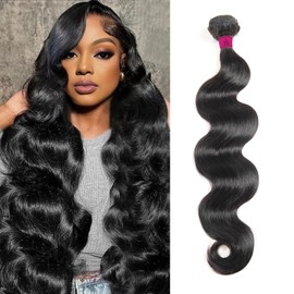 Human Hair Bundles 12 inch 100% Unprocessed Loose Body Wave Hair Brazilian Single Bundle No Shedding No Tangle Natural Color