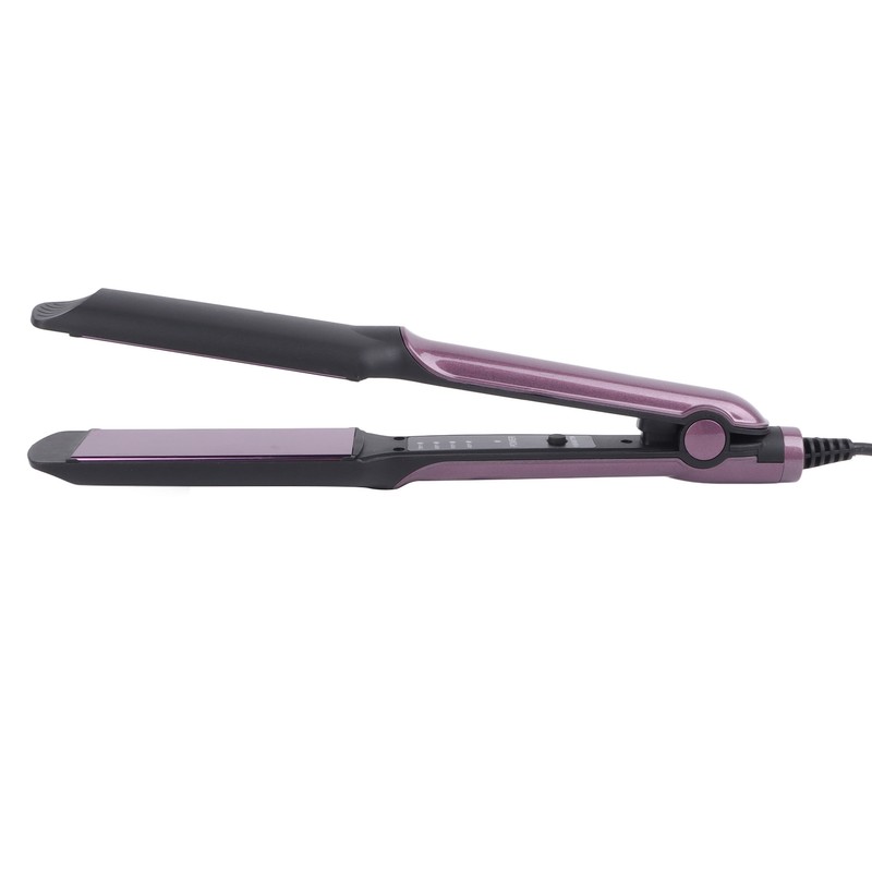 Hair Straightening Flat Iron Frizz Control Ceramics Adjustable Fast Heating