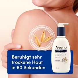 Aveeno Aveeno? Skin Relief Feuchtigkeitsspendende Bodylotion K?rperlotion mit beruhigendem 3-fachem Haferkomplex f??r sehr trockene, empfindliche Haut