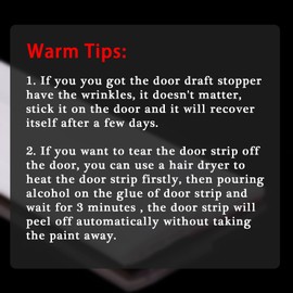 [New Upgrade] Huge Gap Door Draft Stopper, 3.4" W Widened Door Sweep Seal Gap Up to 1.8" for Interior & Exterior Doors - Keeping Draft, Noise, Dust and Unwanted Animals Out,3.4" W x 39" L,Grey