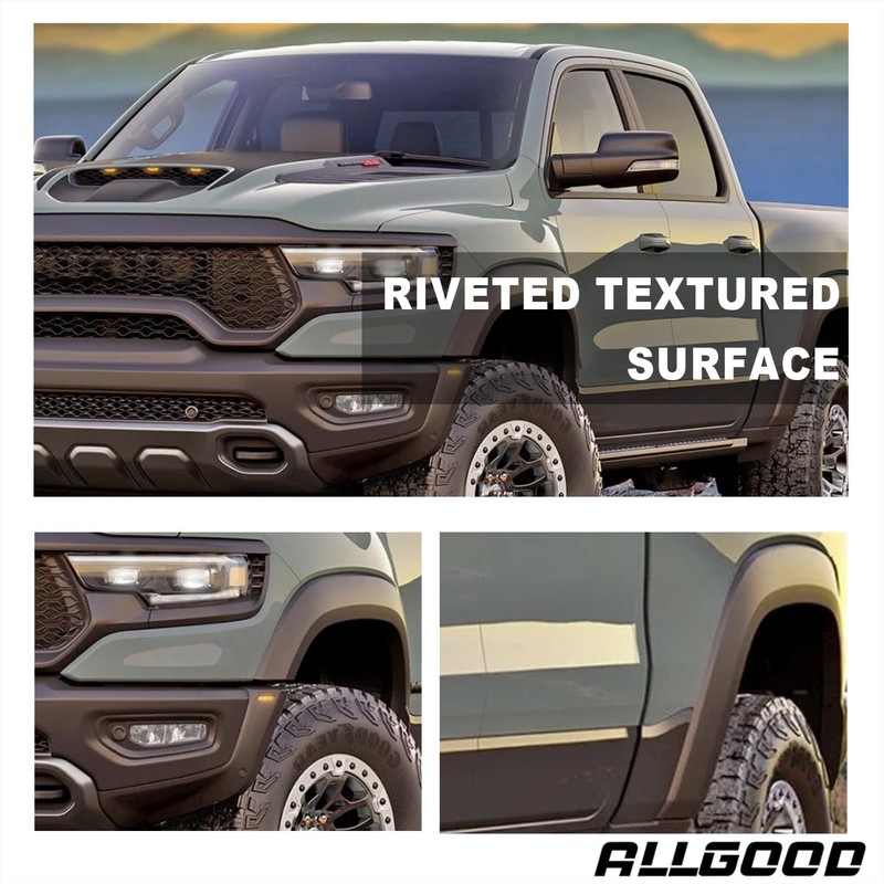 ALLGOOD 4PCS Fender Flares Compatible with Chevy Silverado 1999-2006(Not fit