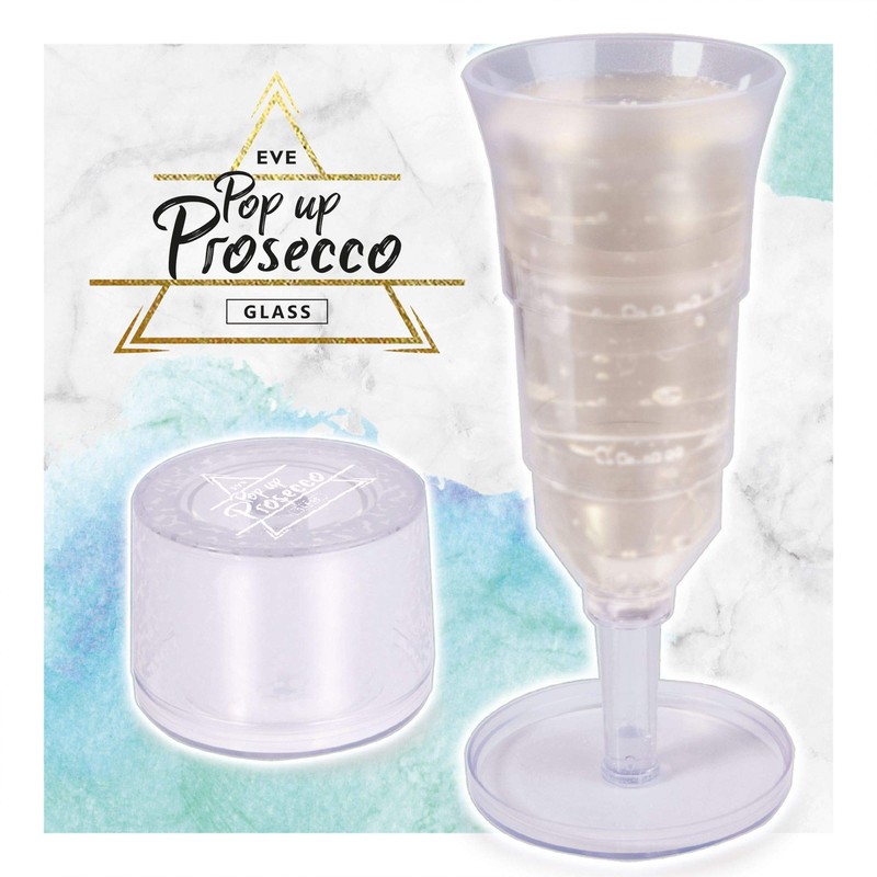 Blue Sky Kids Pop Up Prosecco Glass