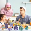 Ramadan Calendar for Filling, 30 Gift Boxes with Number Stickers,