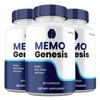 Memo Genesis Supplement Pills, All Natural Brain and Cognitive Clarity