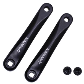 PROWHEEL Ebike Crank Arm Available in Square Hole,140MM/152MM/160MM/165MM/170MM/175MM Black Bike Crank Arm for Electric Bike,Mid Mounted Motor,Torque(1 Pair)
