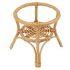 Plant Stand Flower Pot Rack Rattan Minimalist Stable 9.4in Diameter