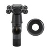 G1/2in Brass Hot and Cold Triangular Valve Water Stop Angle