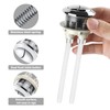 Toilet Push Button Flush Replacement, 2 Pack Dual Flush Toilet