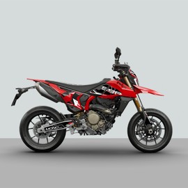 Resin Bike Kit Motorbike 3D Stickers Compatible with Ducati Hypermotard 698 Mono 2024. Front Kit Bike Protection from Impact and Scratches. Sticker 3D Resin Gadget Moto