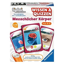 Ravensburger tiptoi 00080 Knowledge and Quizzes: Human Body, Quiz Game for Children from 6 Years, for 1-6 Players