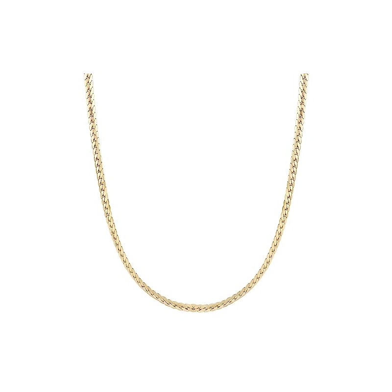 Artiqo Simplicity Women's Necklace Gold Stainless Steel (Gold, Silver) –