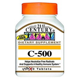 21st Century Vitamin C 500Mg 110 Ct (2 Pack)