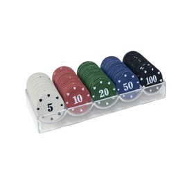 To all gennie Casino Coins Set Poker Chip Set Casino Coins Party Game Numbered Casino Coins 5 Kinds 100 Piece Set