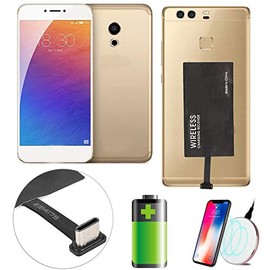 Sorandy Receptor QI USB C, Adaptador Receptor de Carga Inalámbrica QI, Receptor de Cargador Inalámbrico Tipo C para Teléfono Celular Teléfono...      