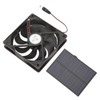 Outdoor Solar Panel Fan Kit Monocrystalline Silicon for Caravans Campers