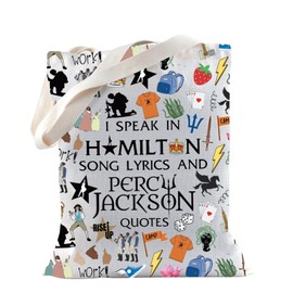TSOTMO Musical Merch Musical Tote Bag for Lovers PJO Gift Opera Theatre Gift (Speak Ham)