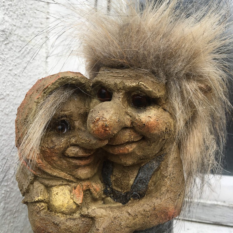 Loved Up Couple Talula And Tarquin Troll Gnome Garden Gift