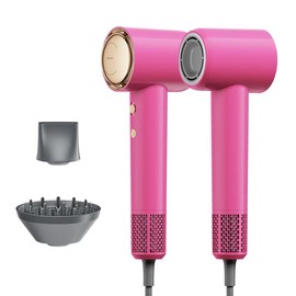 Tideway H11 Plasmix High-Speed Hair Dryer, Hair & Scalp Care Plasma Ionic Technology, Intelligent Temperature Control Blower, Self Cleaning, Farewell to Static Electricity & Frizz, Perfect Present for Women Friend Family Gift August:_Pink